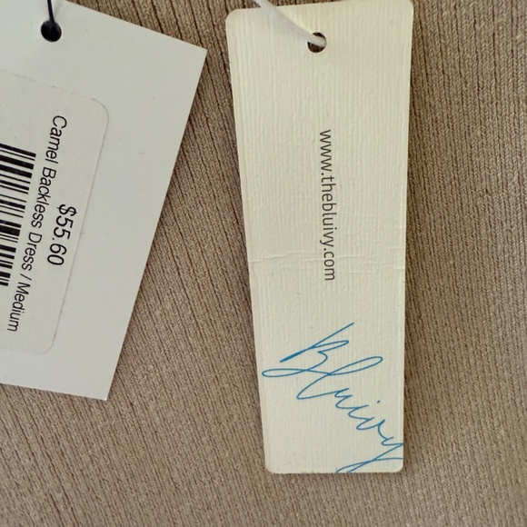 Carmel Backless Dress Medium the Bluivy - Picture 6 of 6